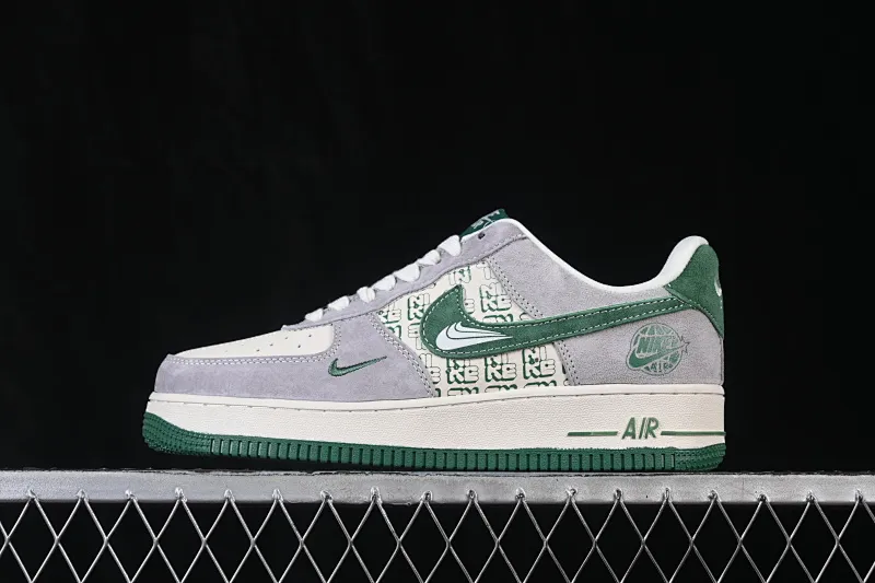 All categories Nk Air Force 1 Air Force series Nk Air Force 1 Low Air Force low-top Nike Air Force 1'07 Low gray and green full print Air Force 1 low-top casual sneakers DW8806-002